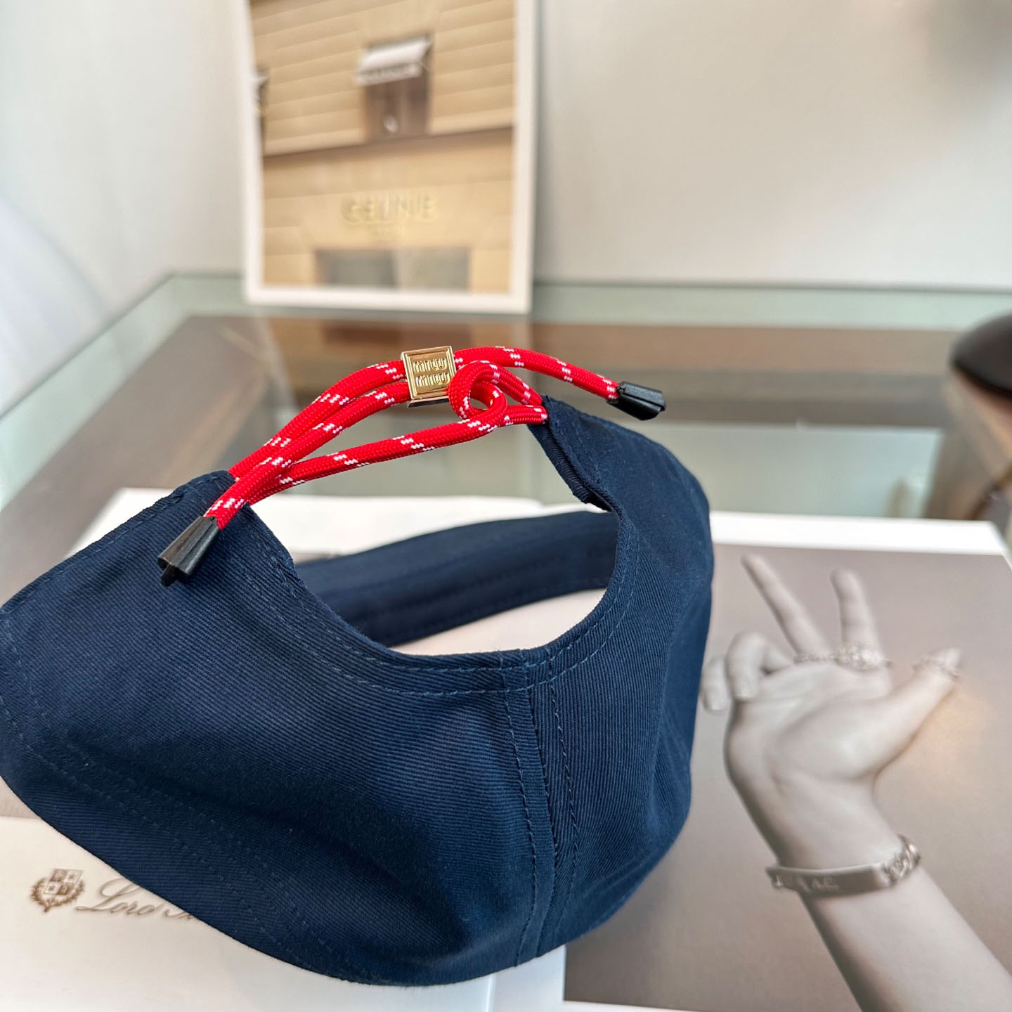 Miu Miu Denim Baseball Cap - DesignerGu