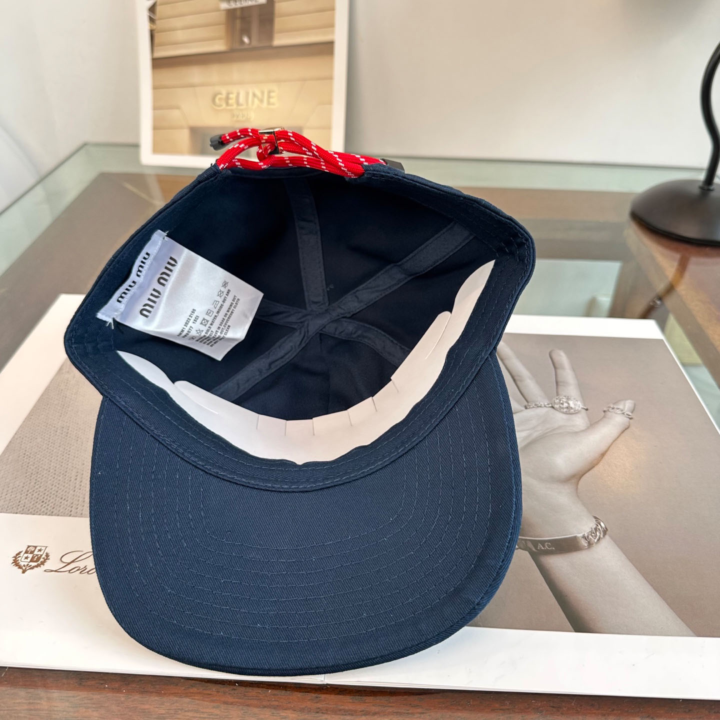 Miu Miu Denim Baseball Cap - DesignerGu