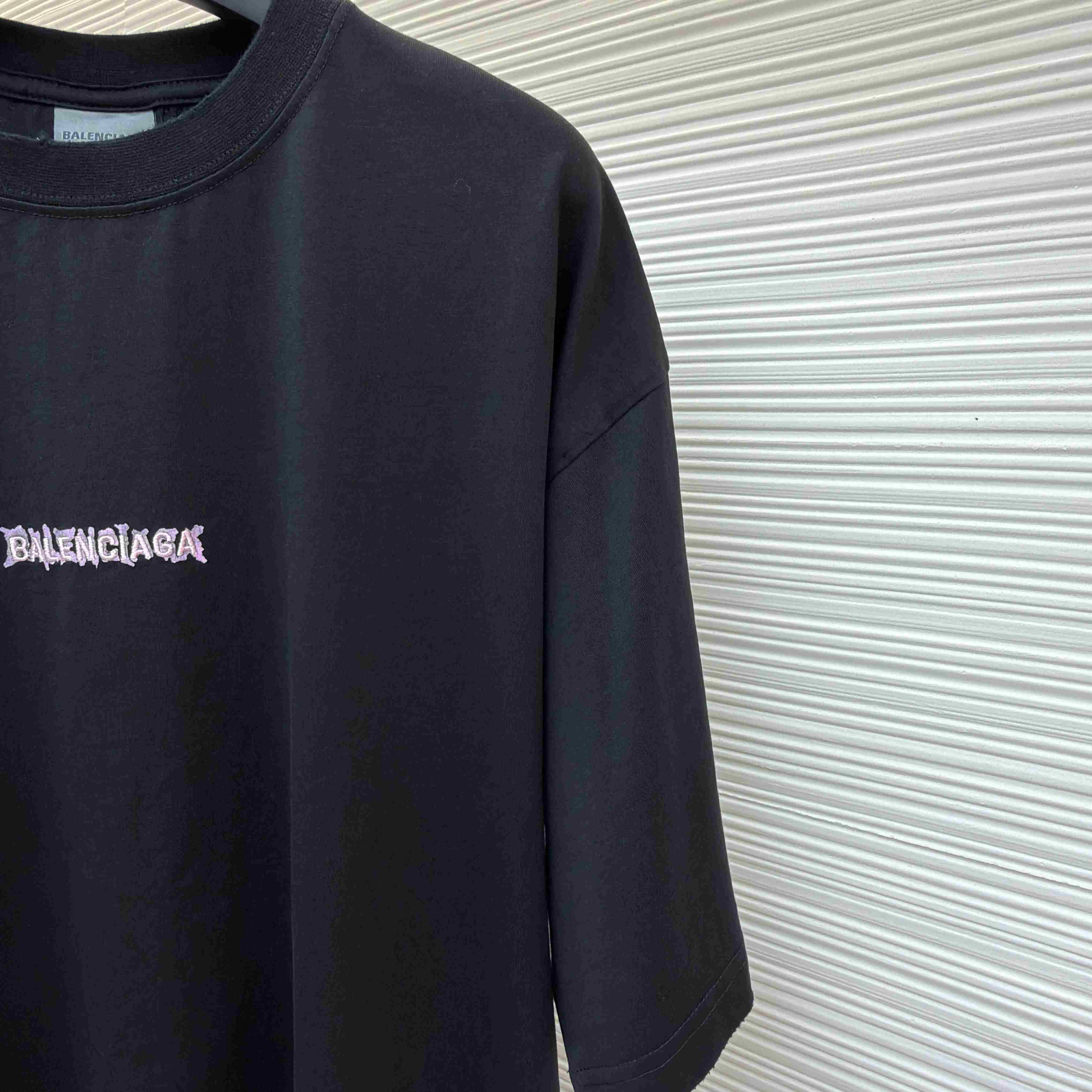 Balenciaga Diy Balenciaga Back Medium Fit T-shirt In Black - DesignerGu