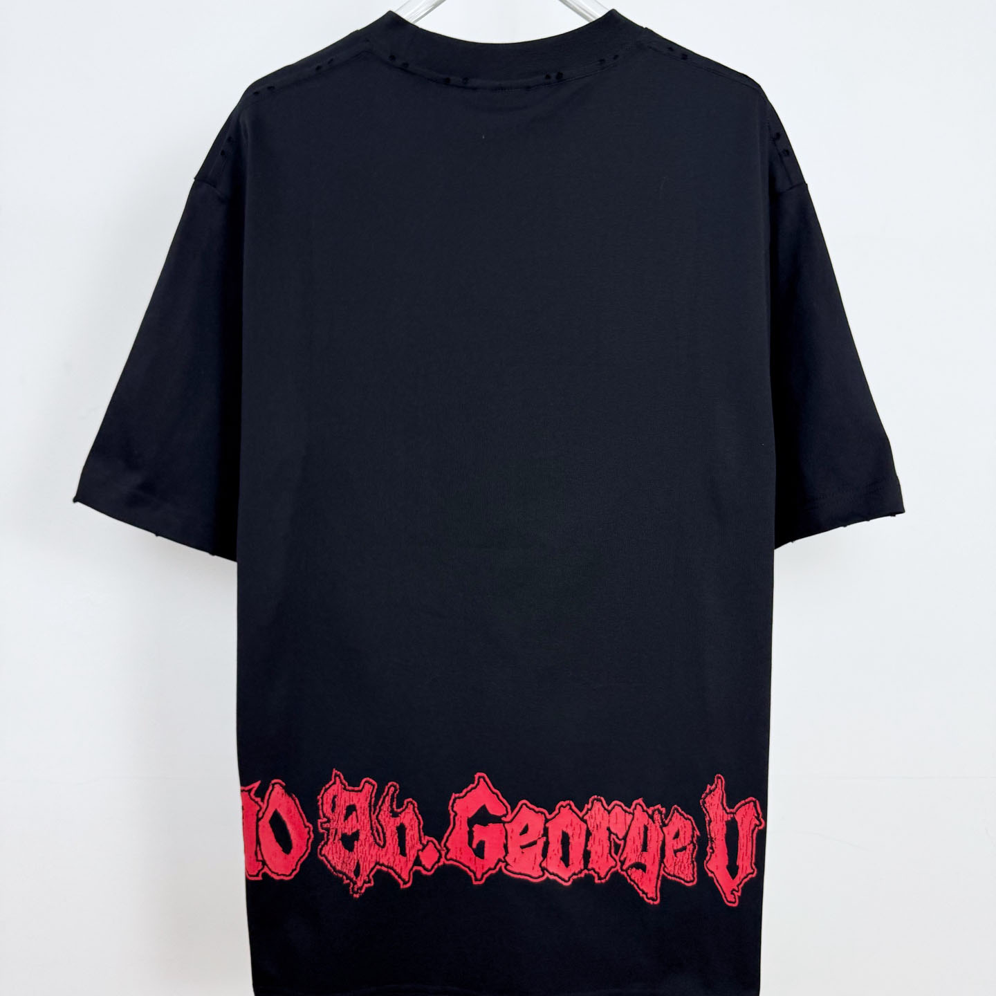 Balenciaga Salon De Couture Medium Fit T-shirt In Black - DesignerGu