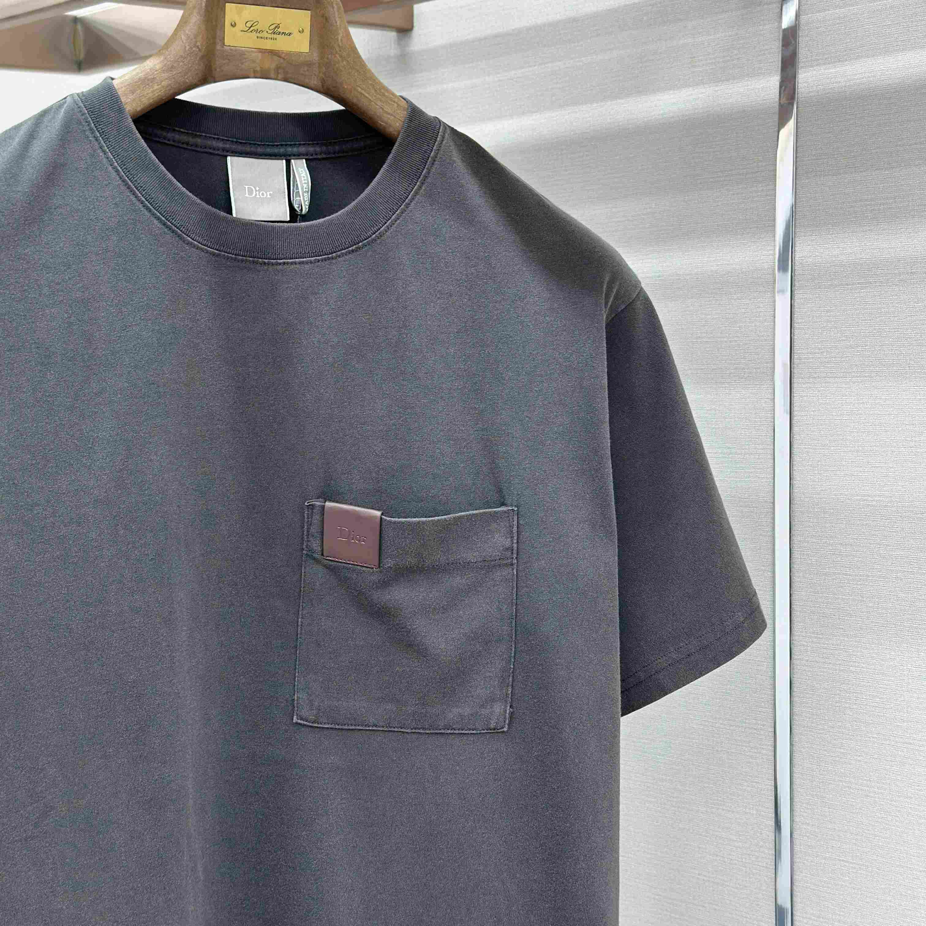 Dior T-Shirt With Pocket - DesignerGu
